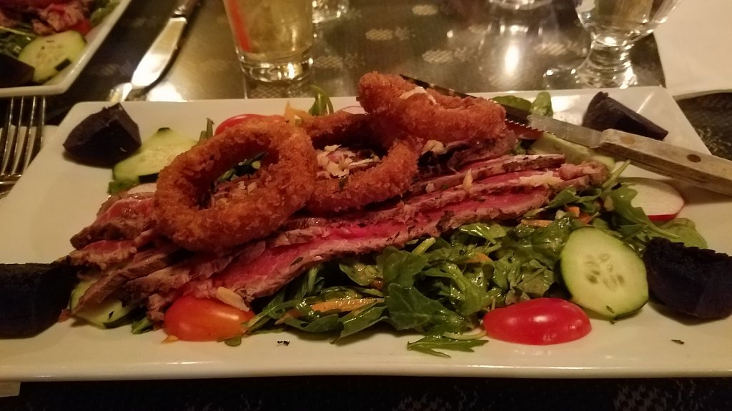 Tavern on the Hill Steak and Arugula 