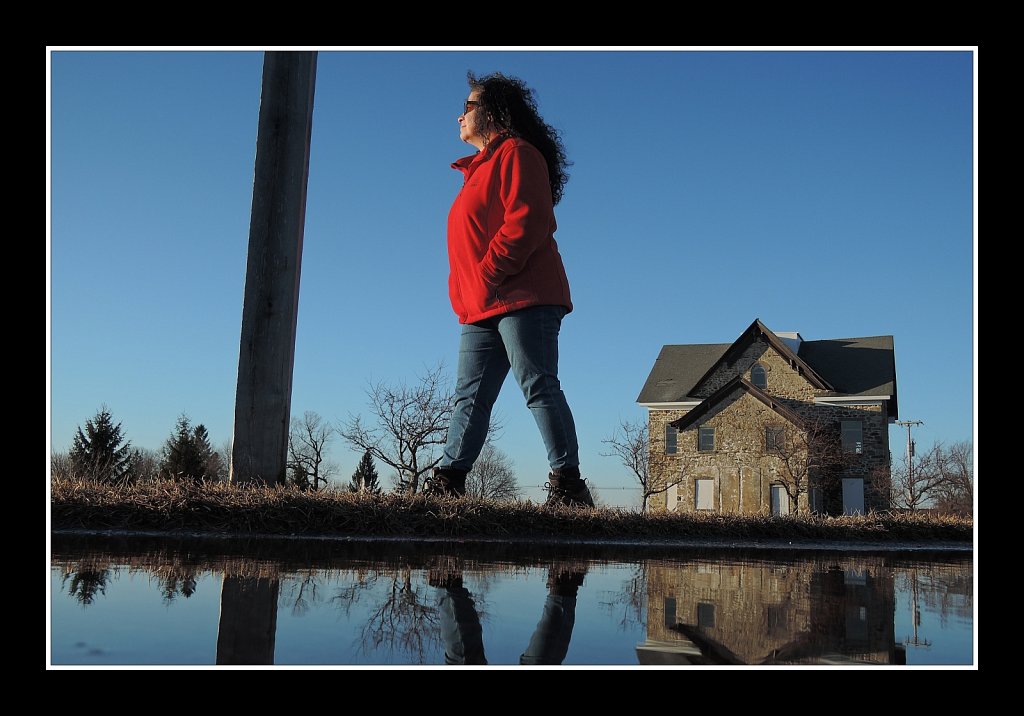 Jeanne at the Old Farm House