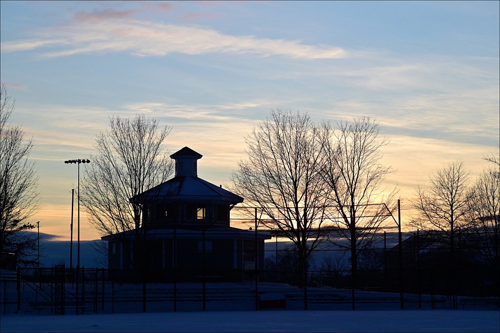 Winter Evening at Turkey Brook Park