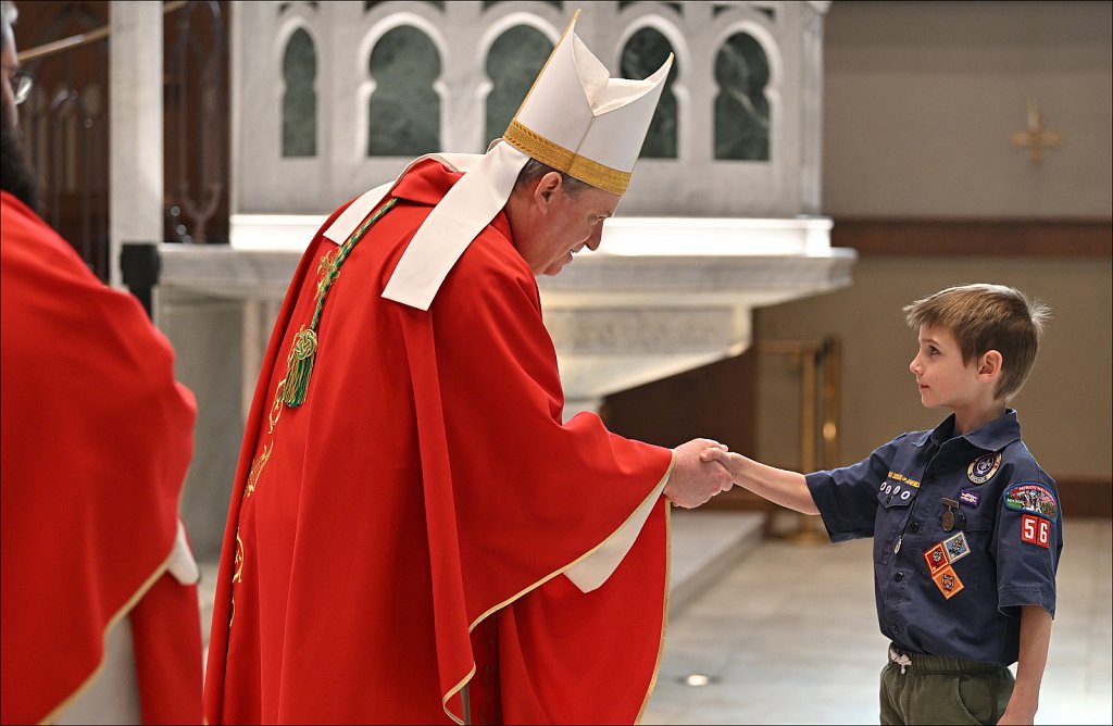 Scouting Mass at the Cathedral of Saint John The Baptist