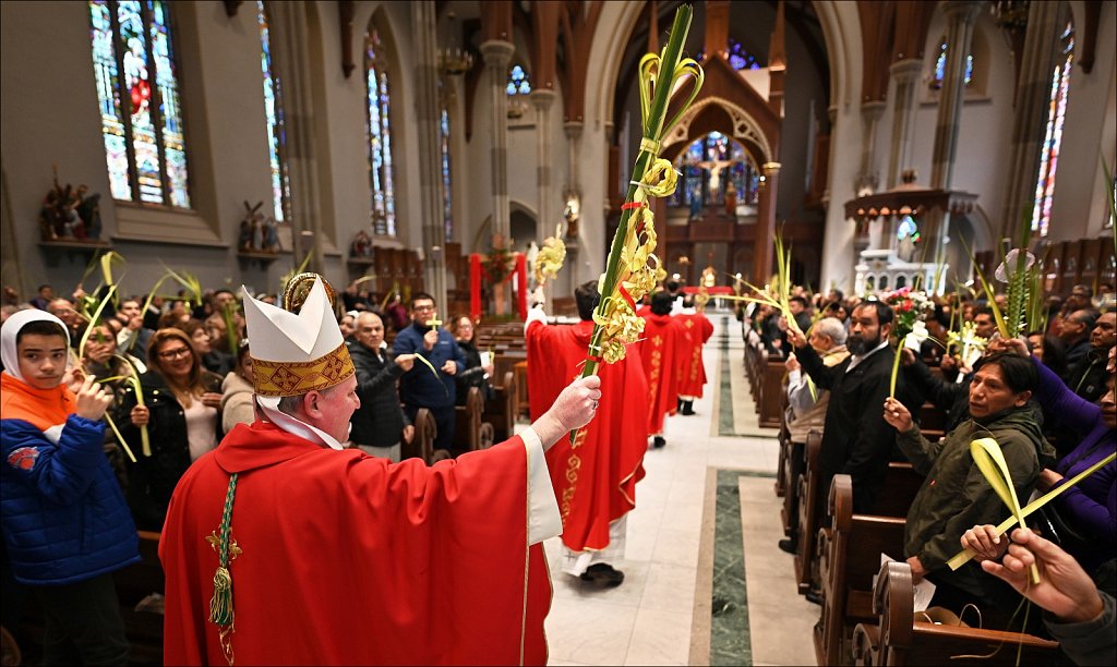 2024 Palm Sunday Mass at The Cathedral of Saint John The Baptist