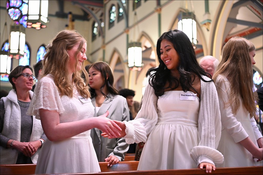 Confirmation at Assumption Church