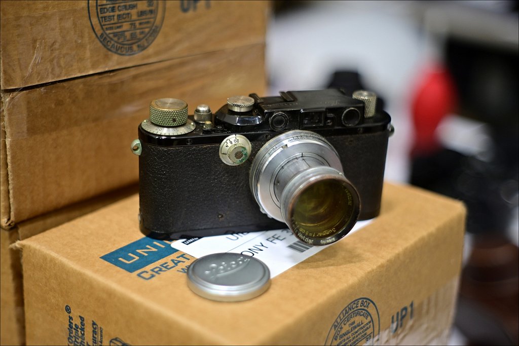 Leica III with Playing with LTM lenses at Unique Photor 5cm F/2 - 
